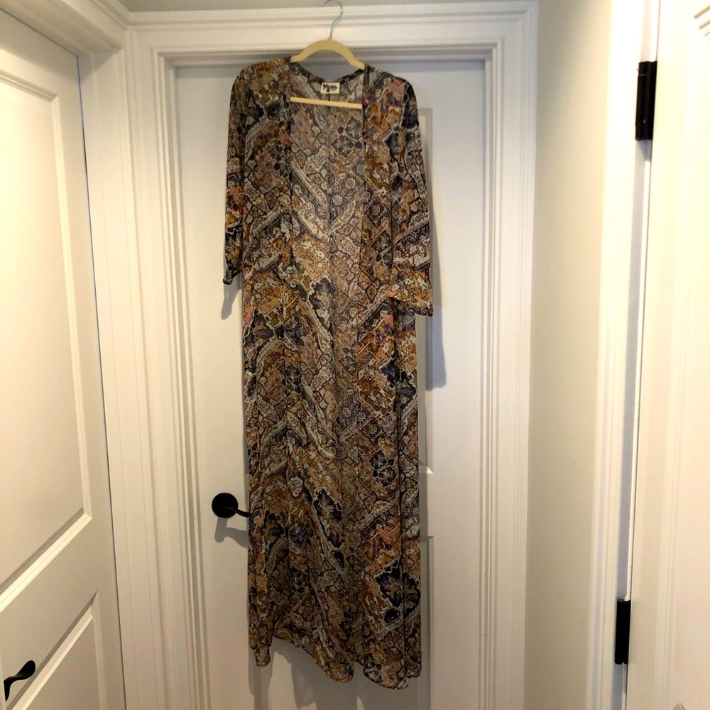Show Me Your Mumu Kimono Duster size small
